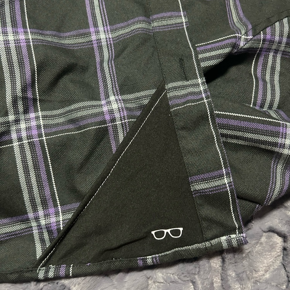 DIXXON Black and Purple Flannel Shirt - Picture 6 of 6